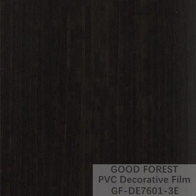 Декоративный черный фильм PVC зерно ширины 1260mm до 1330mm деревянное
