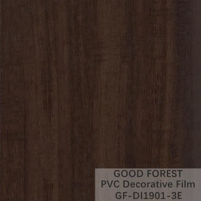 Декоративный черный фильм PVC зерно ширины 1260mm до 1330mm деревянное