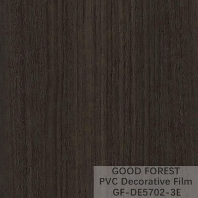 Декоративный черный фильм PVC зерно ширины 1260mm до 1330mm деревянное