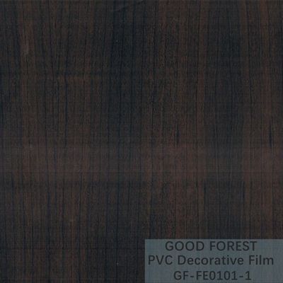 Декоративный черный фильм PVC зерно ширины 1260mm до 1330mm деревянное