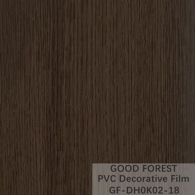 Декоративный черный фильм PVC зерно ширины 1260mm до 1330mm деревянное