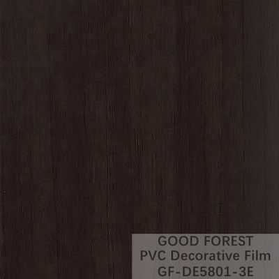 Декоративный черный фильм PVC зерно ширины 1260mm до 1330mm деревянное