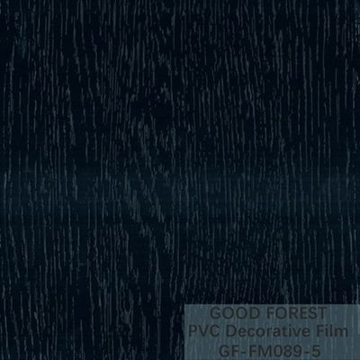 Декоративный черный фильм PVC зерно ширины 1260mm до 1330mm деревянное