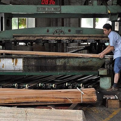 ранг AAA прямого зерна облицовки древесины Африки естественная Makore музыкальных инструментов 0.5mm
