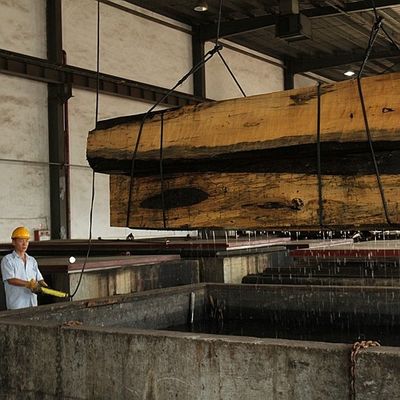 ранг AAA прямого зерна облицовки древесины Африки естественная Makore музыкальных инструментов 0.5mm