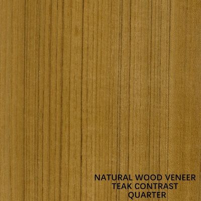 Линия прямое зерно черноты контраста облицовки Teak ранга AAA деревянная для причудливой переклейки
