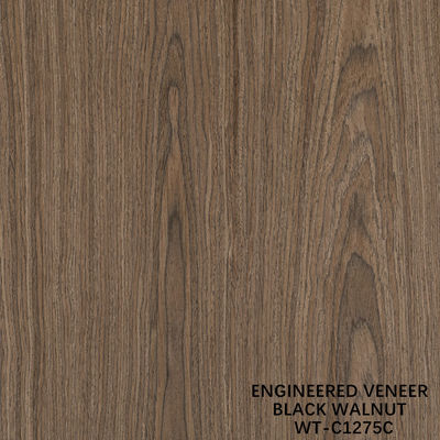 Искусственная натуральная древесина фанера Crown Cut Walnut Стандартный размер 2500 * 640 Для внутренних декоративных досок