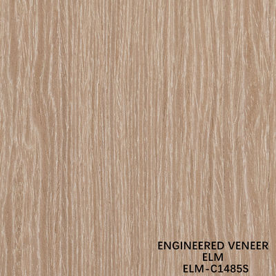 Специализированный Rec Elm Wood Veneer Straight Cut And Crown Cut для кабинета с лицом 2500 * 640 мм