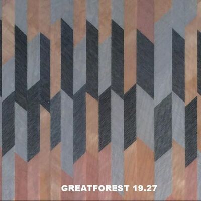 Художественный паркетный шпон симметричный коллаж геометрический узор насыщенный цвет деревянная картина 0,55 мм