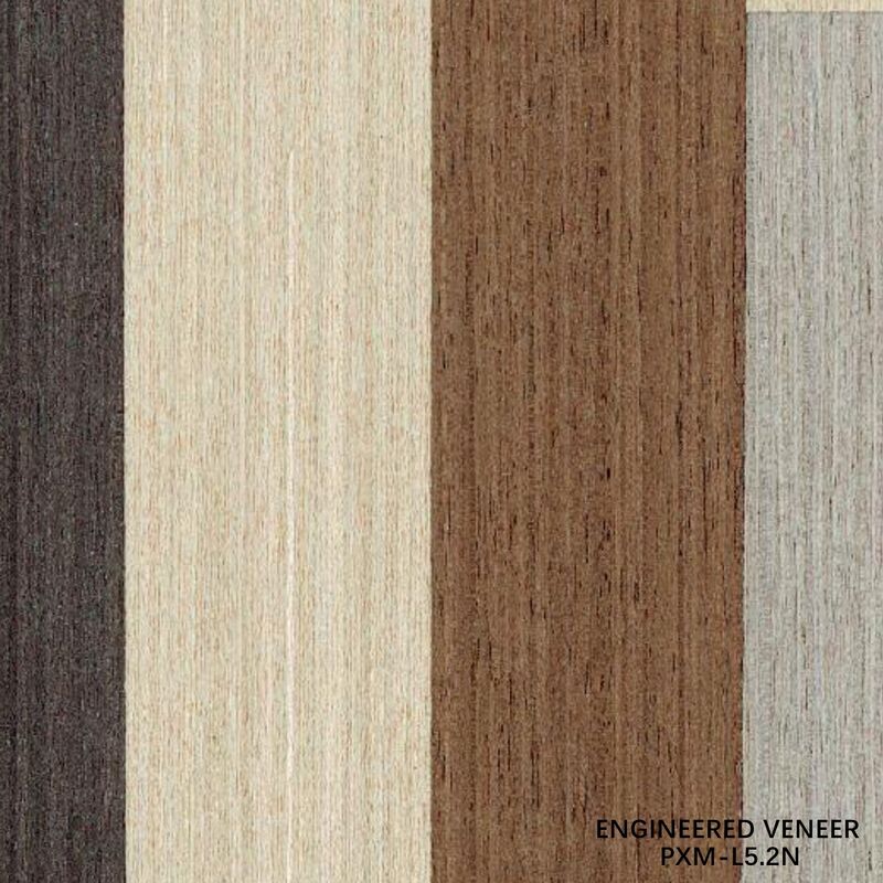 PXM-L5.2N Artificial Wood Veneer Lengthened Size 3100mm, Custom Extended Dimensions, Bulk Supply For Panel Facing Production